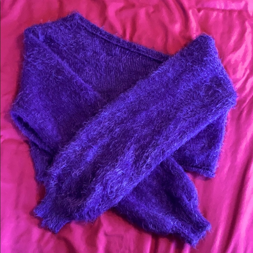 Nasty Gal one shoulder cropped sweater